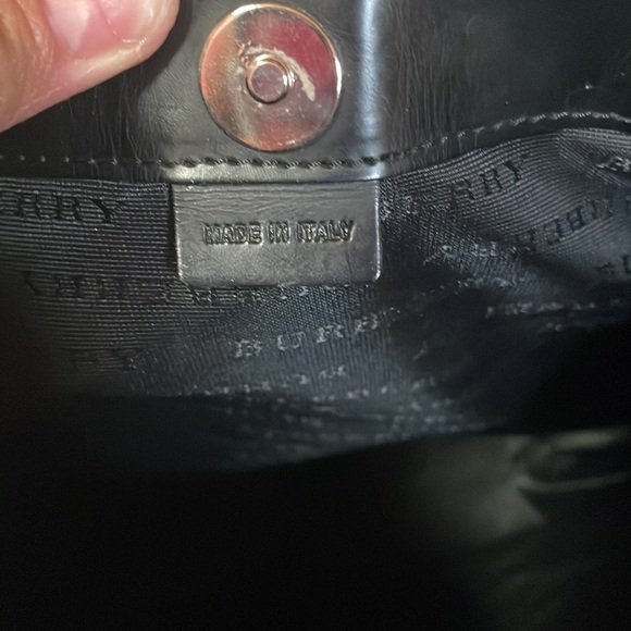 Burberry of London classic Coated canvas medium satchel bag . - Picture 6 of 8